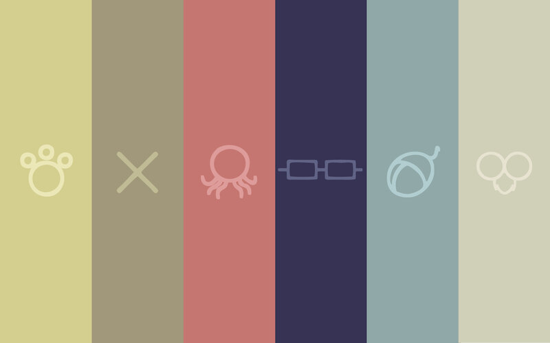 colorful icon stripes