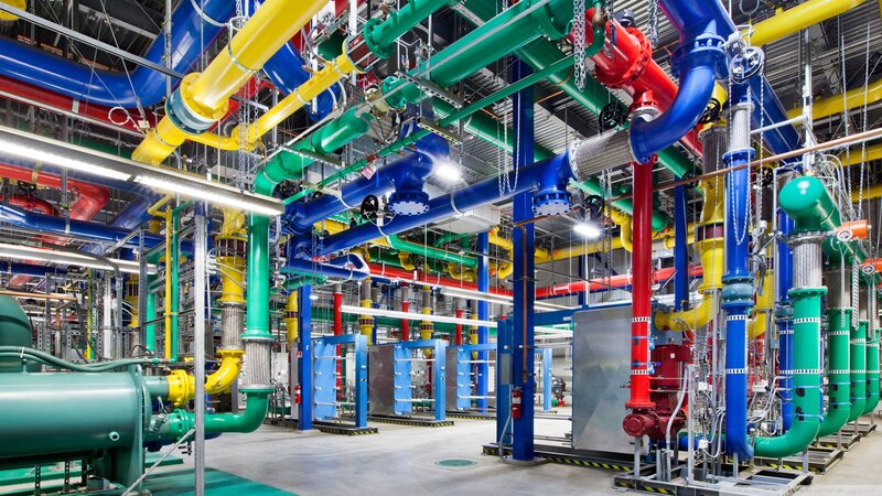 Colorful Industrial Pipes