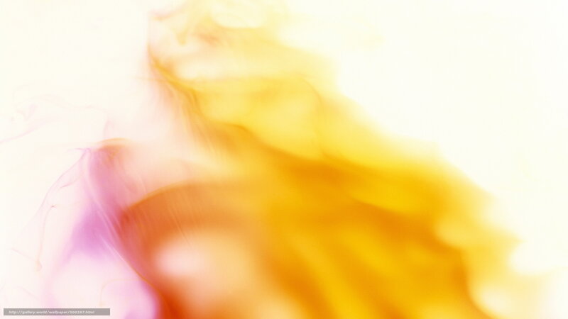 Colorful Ink in Liquid — Yellow