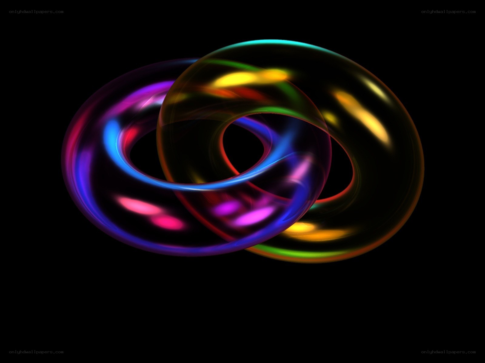 colorful intertwined rings