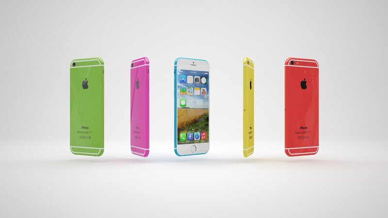 Colorful iPhone 5s lineup