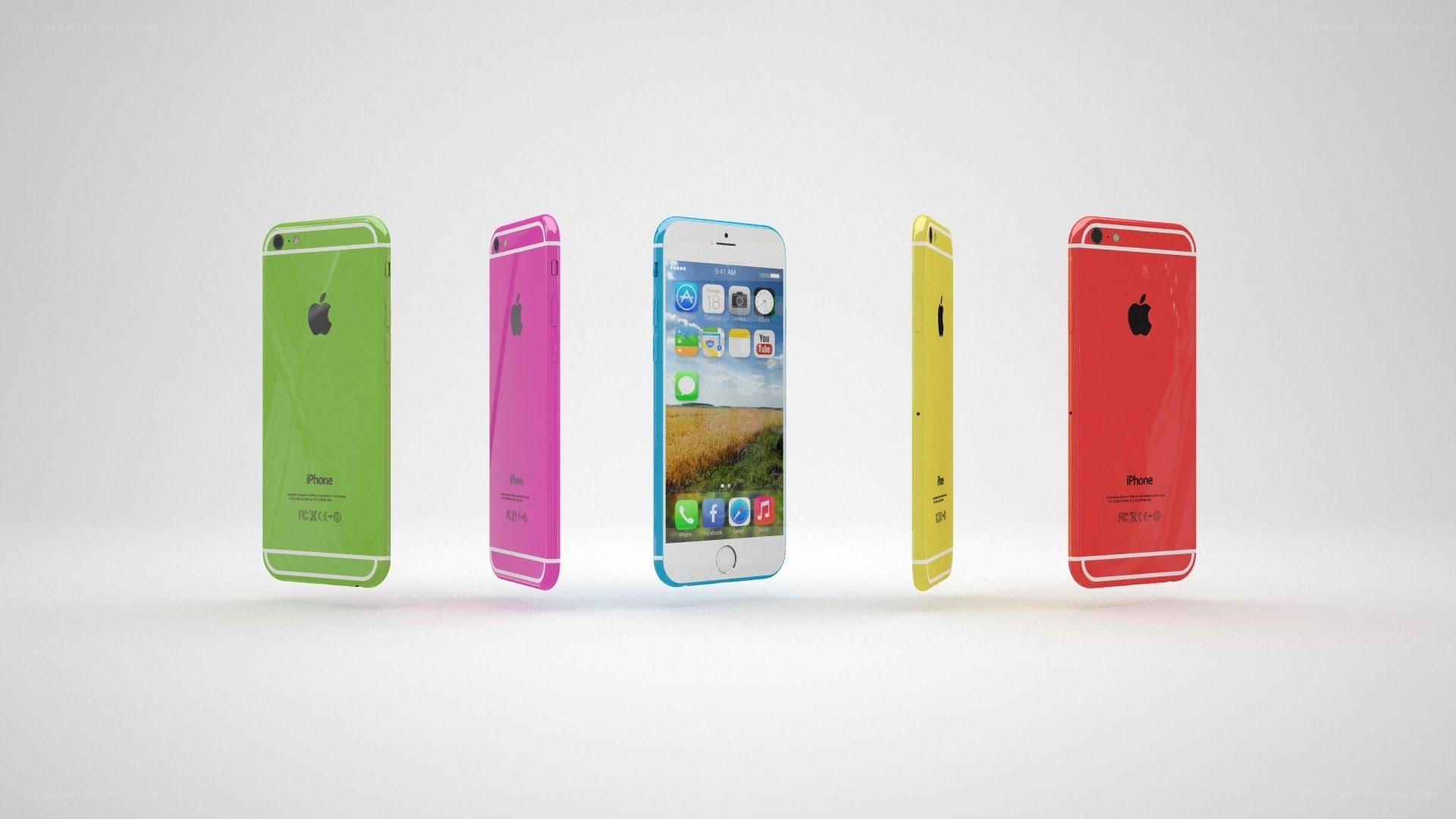 Colorful iPhone 5s lineup