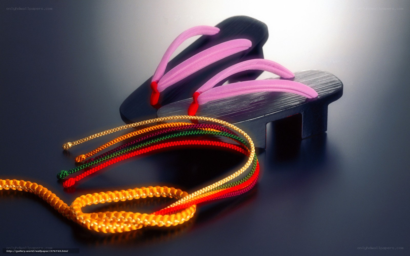 Colorful Japanese sandals