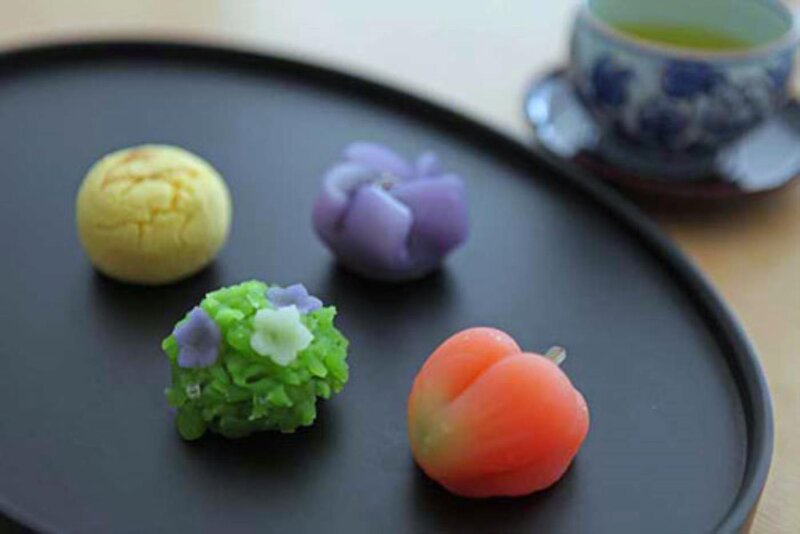 Colorful Japanese Sweets — Black