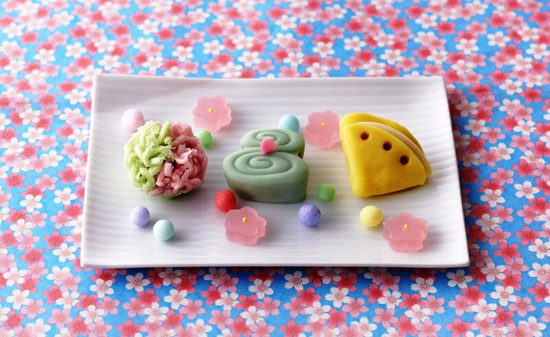 Colorful Japanese Sweets