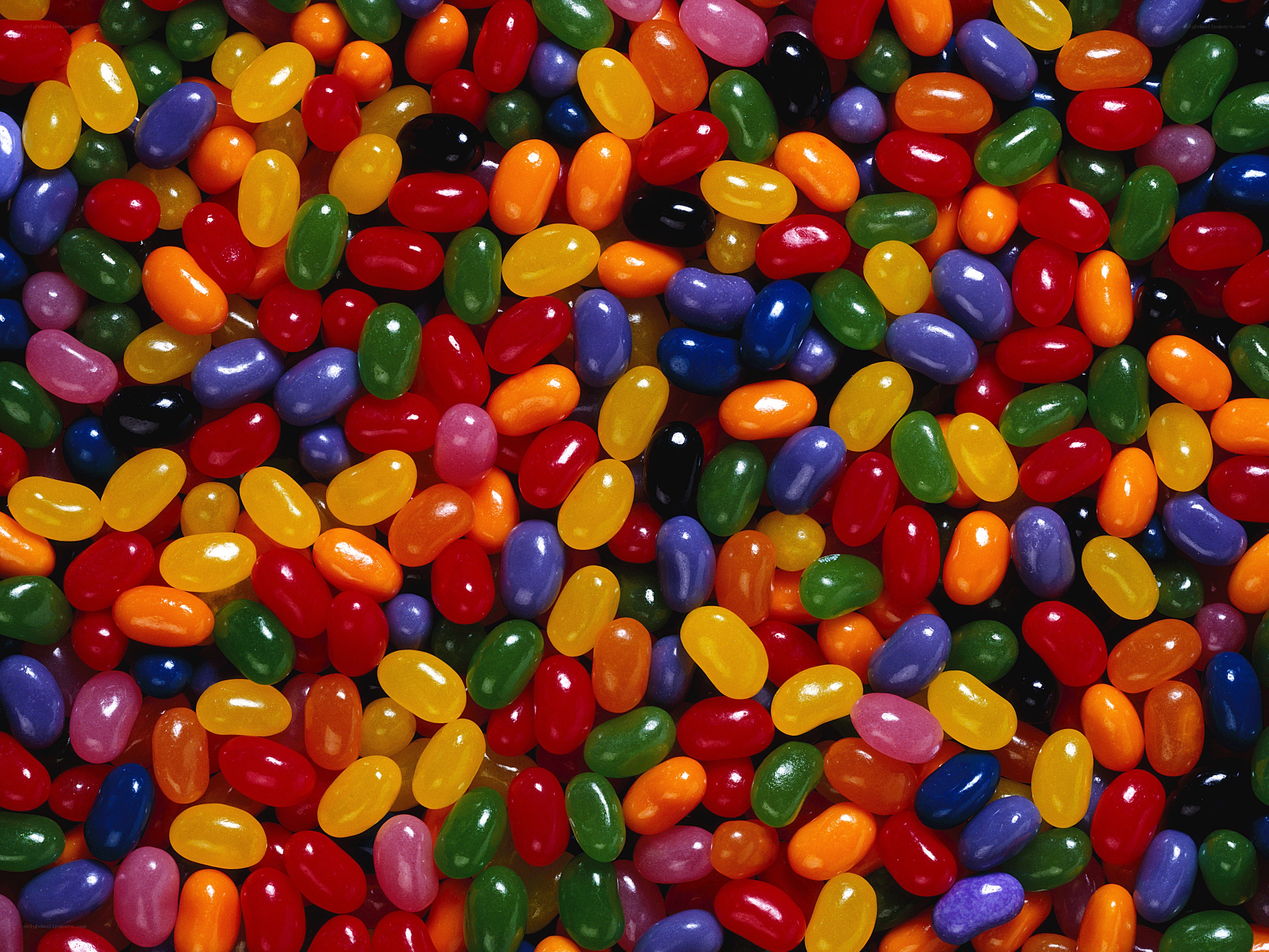 Colorful jelly beans