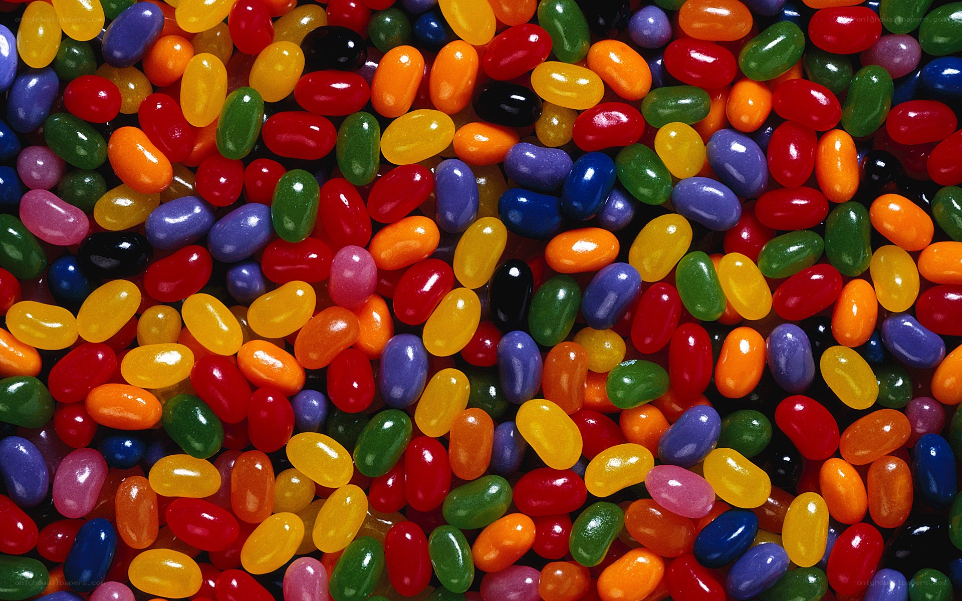 Colorful jelly beans