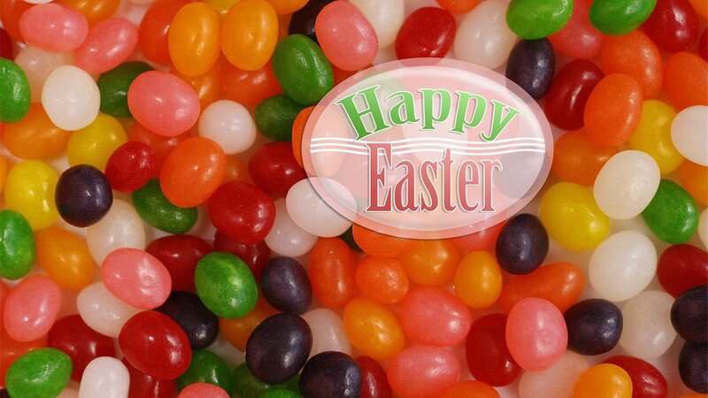 Colorful Jelly Beans — Red, Festive