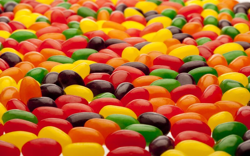 Colorful Jelly Beans — Vibrant