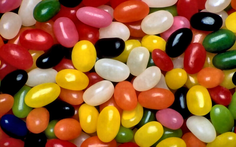 Colorful Jelly Beans — Yellow