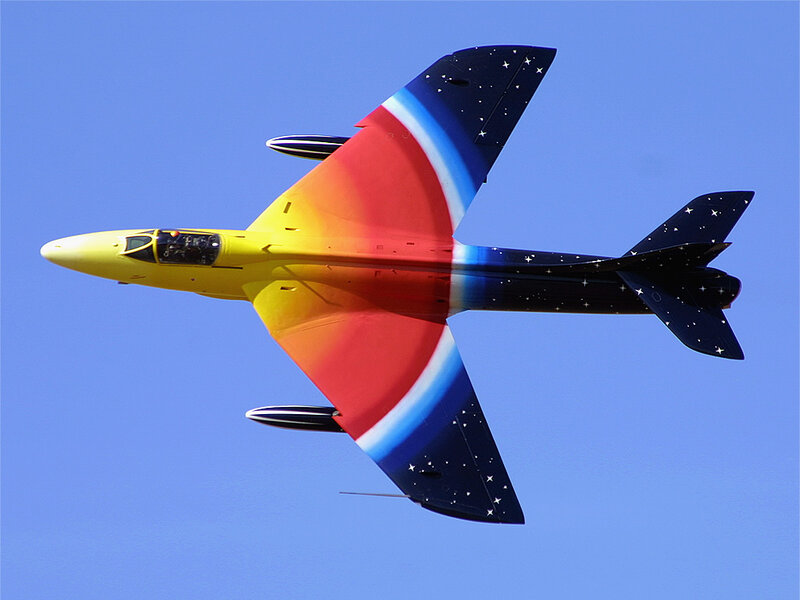 Colorful Jet Airplane