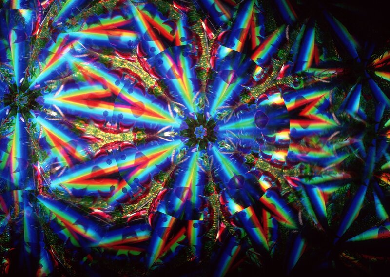 Colorful kaleidoscopic pattern