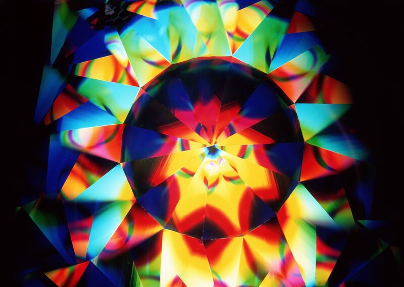 Colorful kaleidoscopic pattern