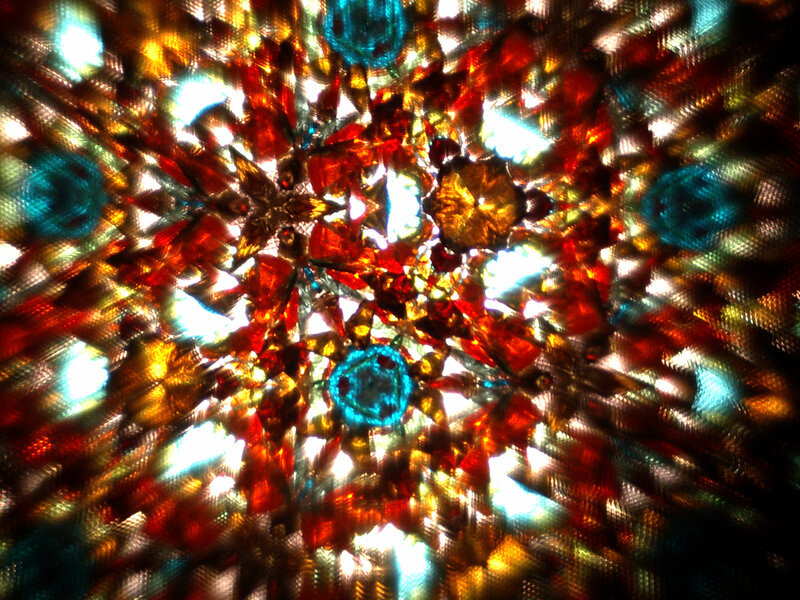 Colorful kaleidoscopic pattern