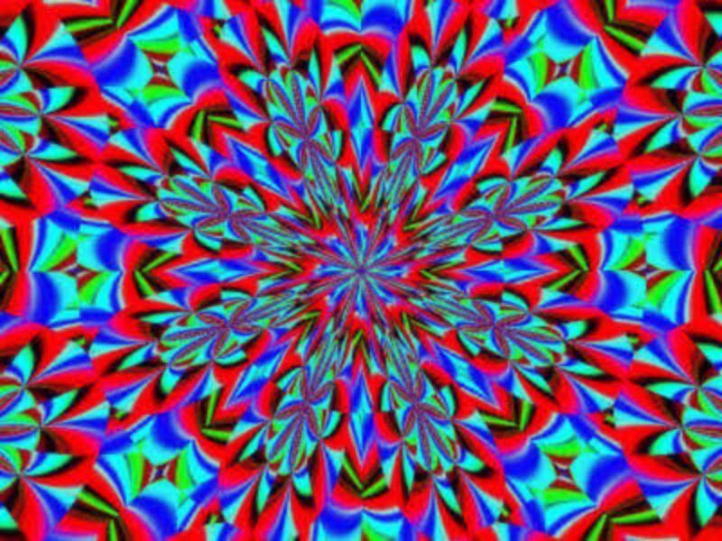 colorful kaleidoscopic pattern