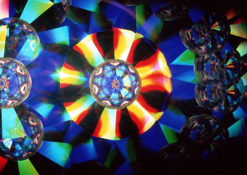 Colorful kaleidoscopic patterns