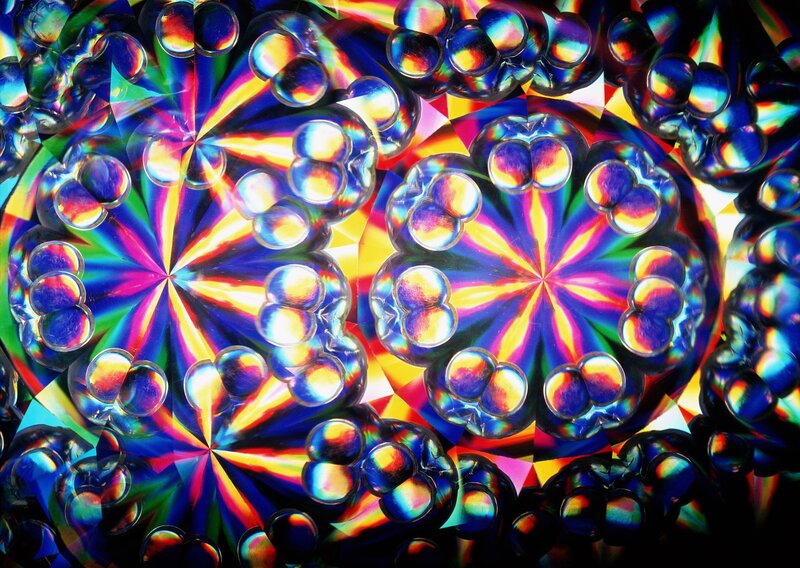 colorful kaleidoscopic patterns