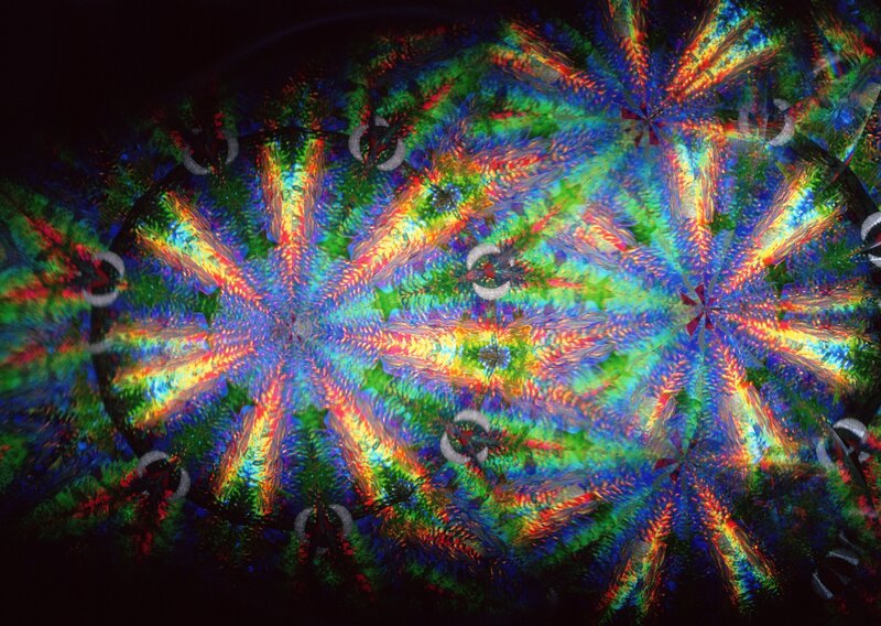 Colorful kaleidoscopic patterns