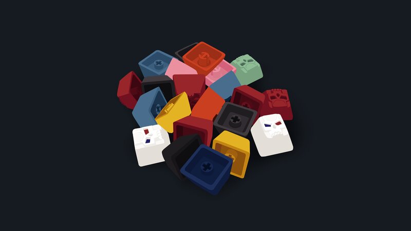 Colorful Keycaps