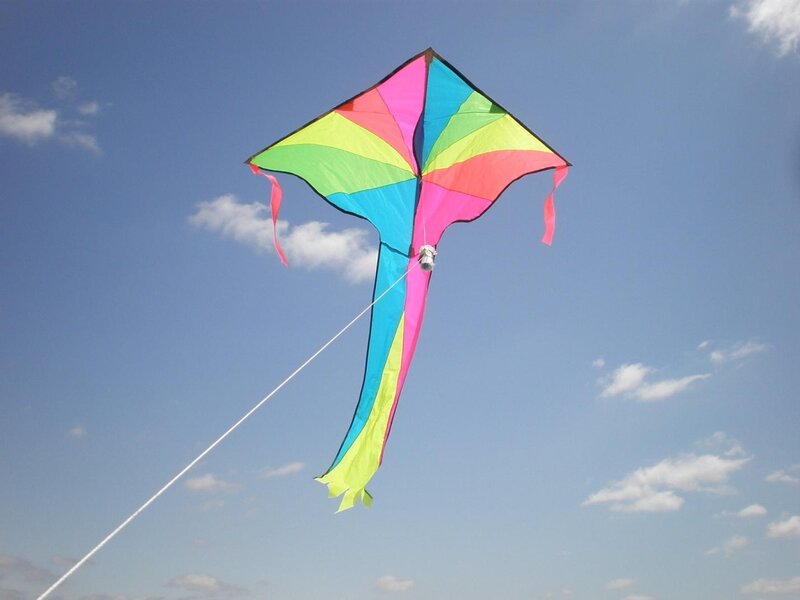 Colorful Kite in Sky