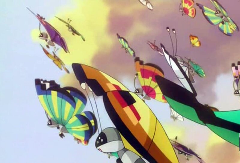 Colorful Kites in Sky — Yellow