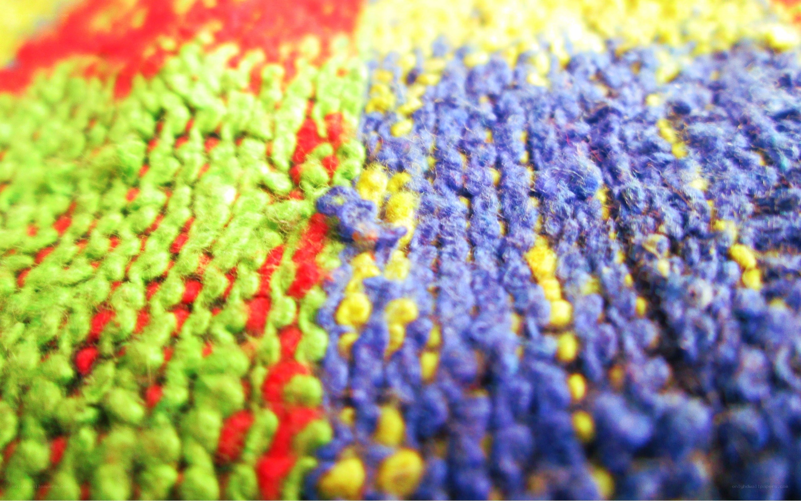 colorful knitted fabric texture
