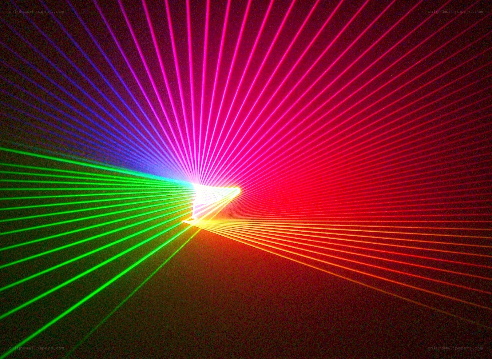 colorful laser light display