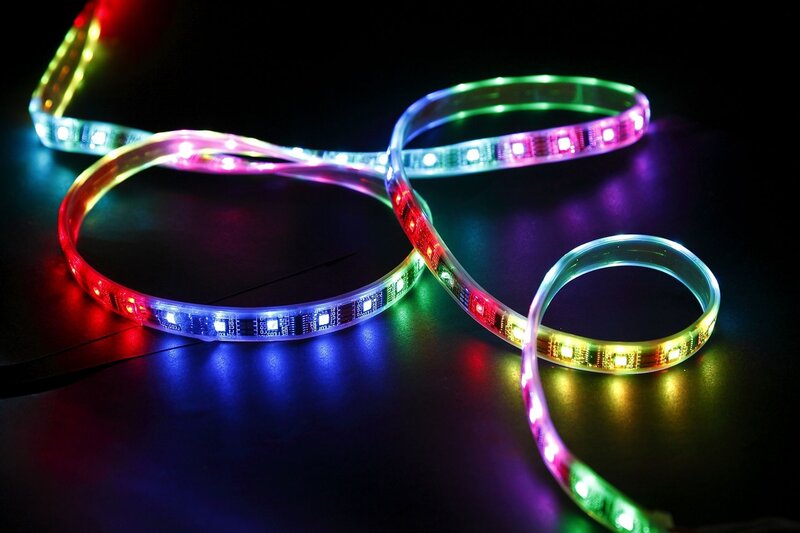Colorful LED strip lights