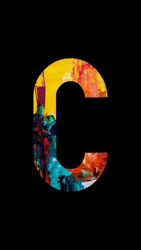 Colorful Letter C
