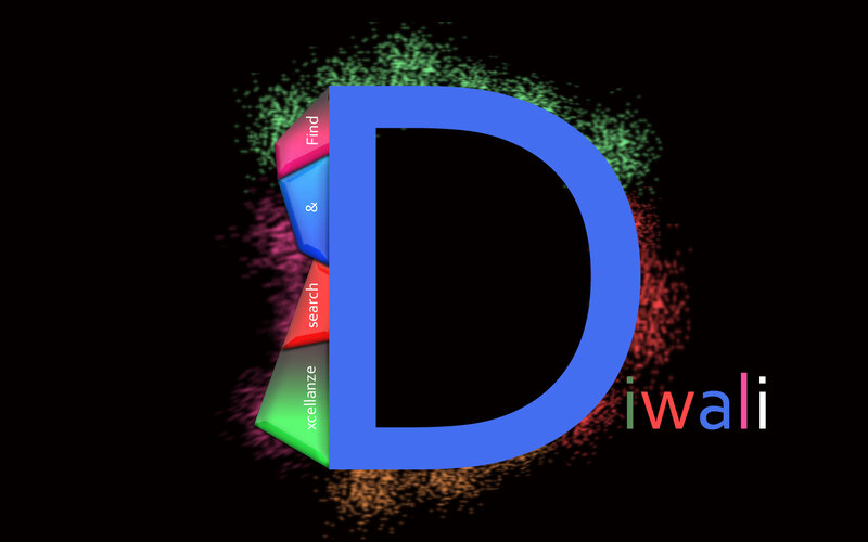 Colorful Letter D