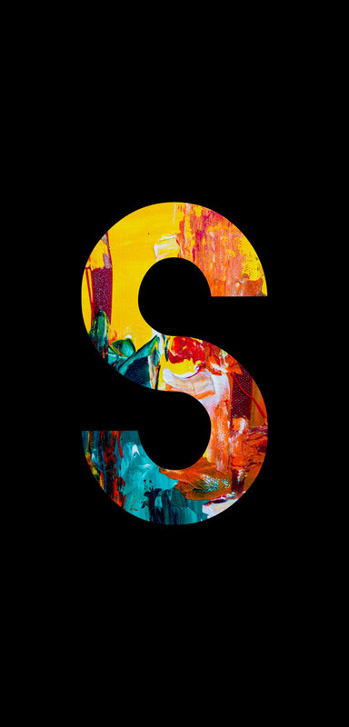 Colorful Letter S