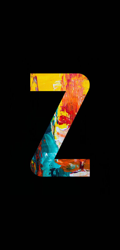 Colorful Letter Z