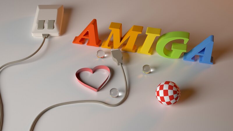 Colorful Letters and Objects