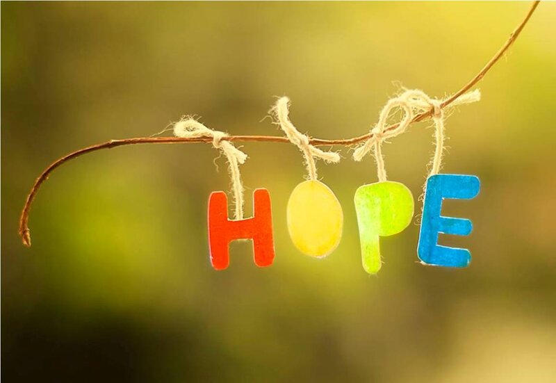 Colorful Letters on Branch