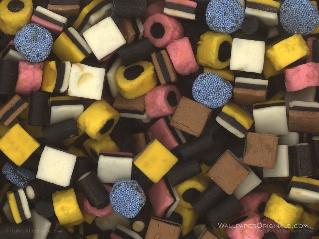colorful licorice candies