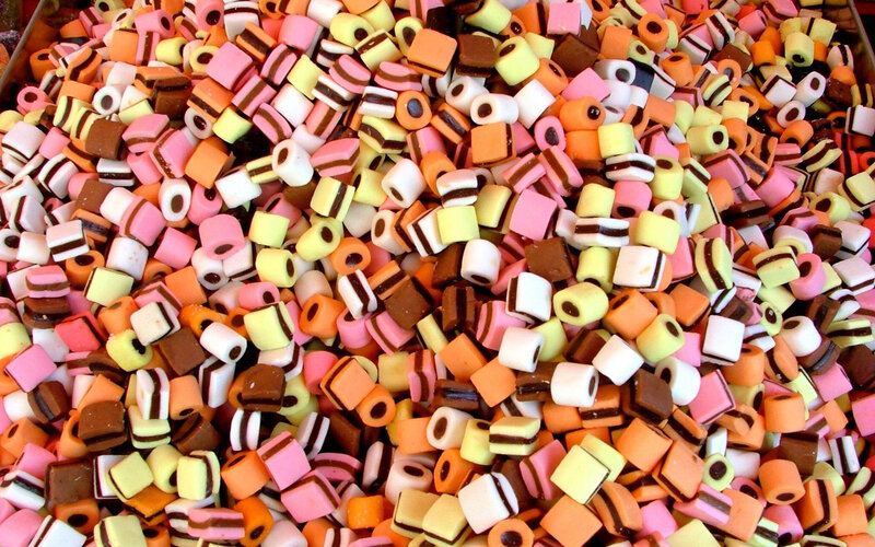 Colorful Licorice Candies — Pink