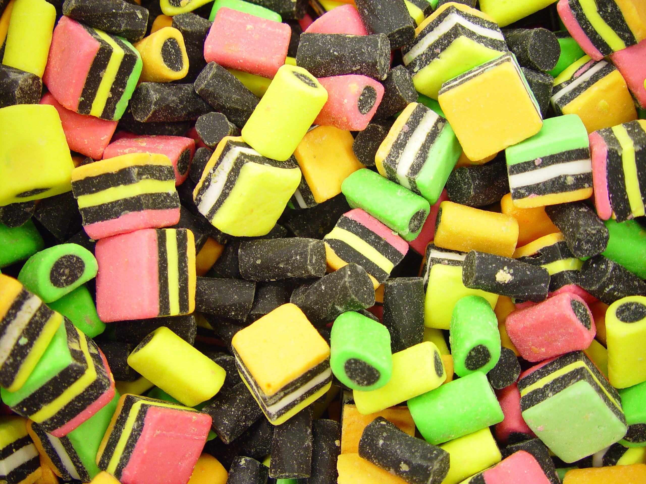 colorful licorice candies