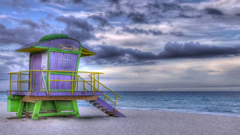 Colorful Lifeguard Tower