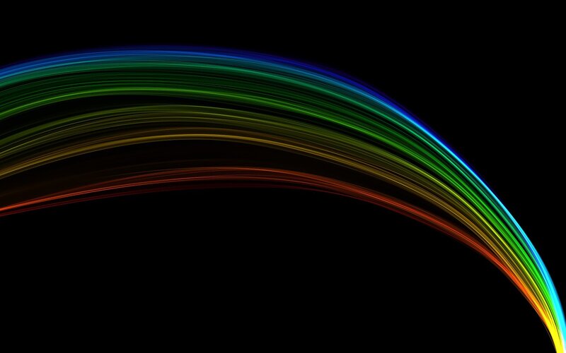colorful light arc