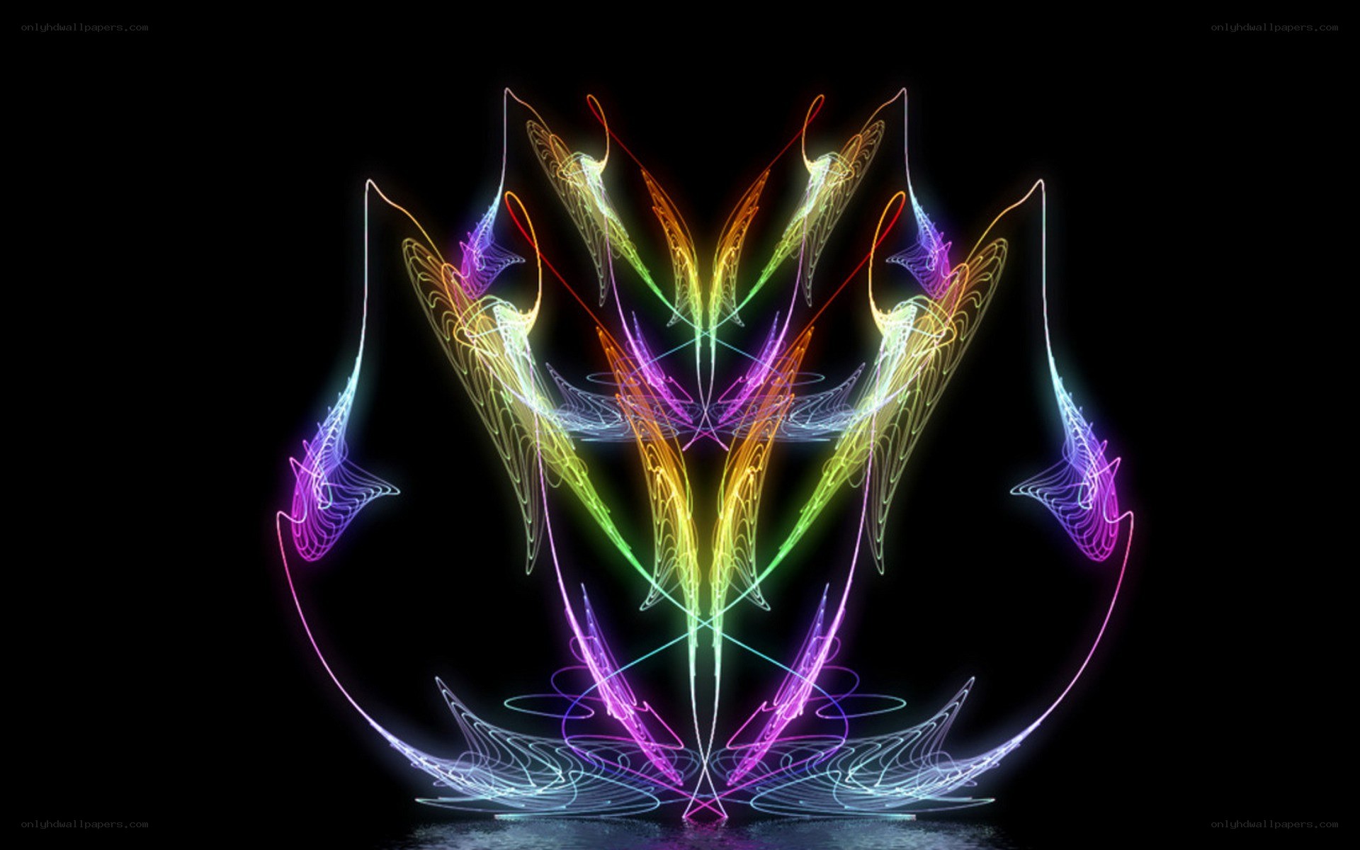 Colorful light art design