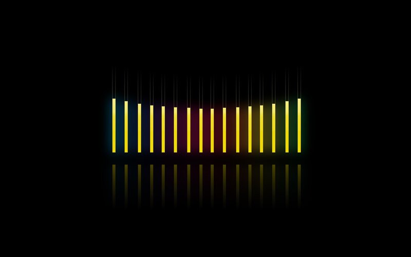 colorful light bars
