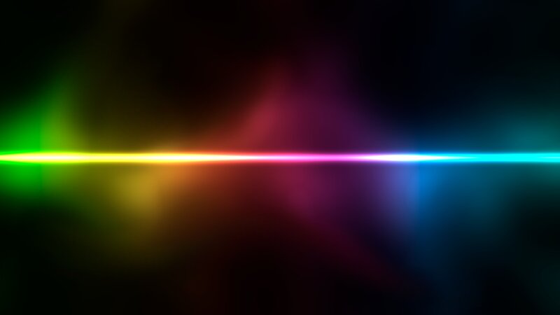 Colorful Light Beam — Green, Vibrant