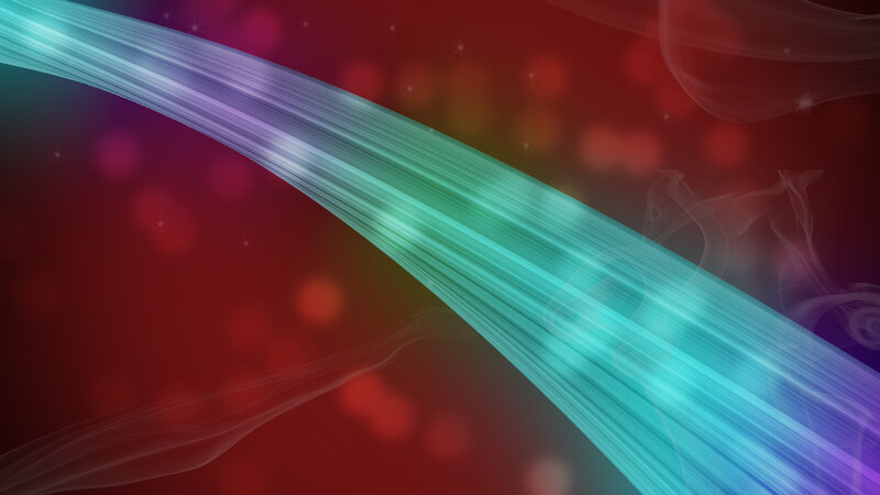 Colorful Light Beam — Red