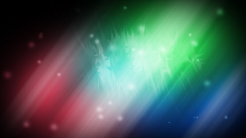 Colorful Light Beams — Green