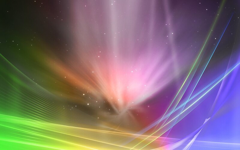 Colorful Light Beams — Purple, Dynamic, Abstract