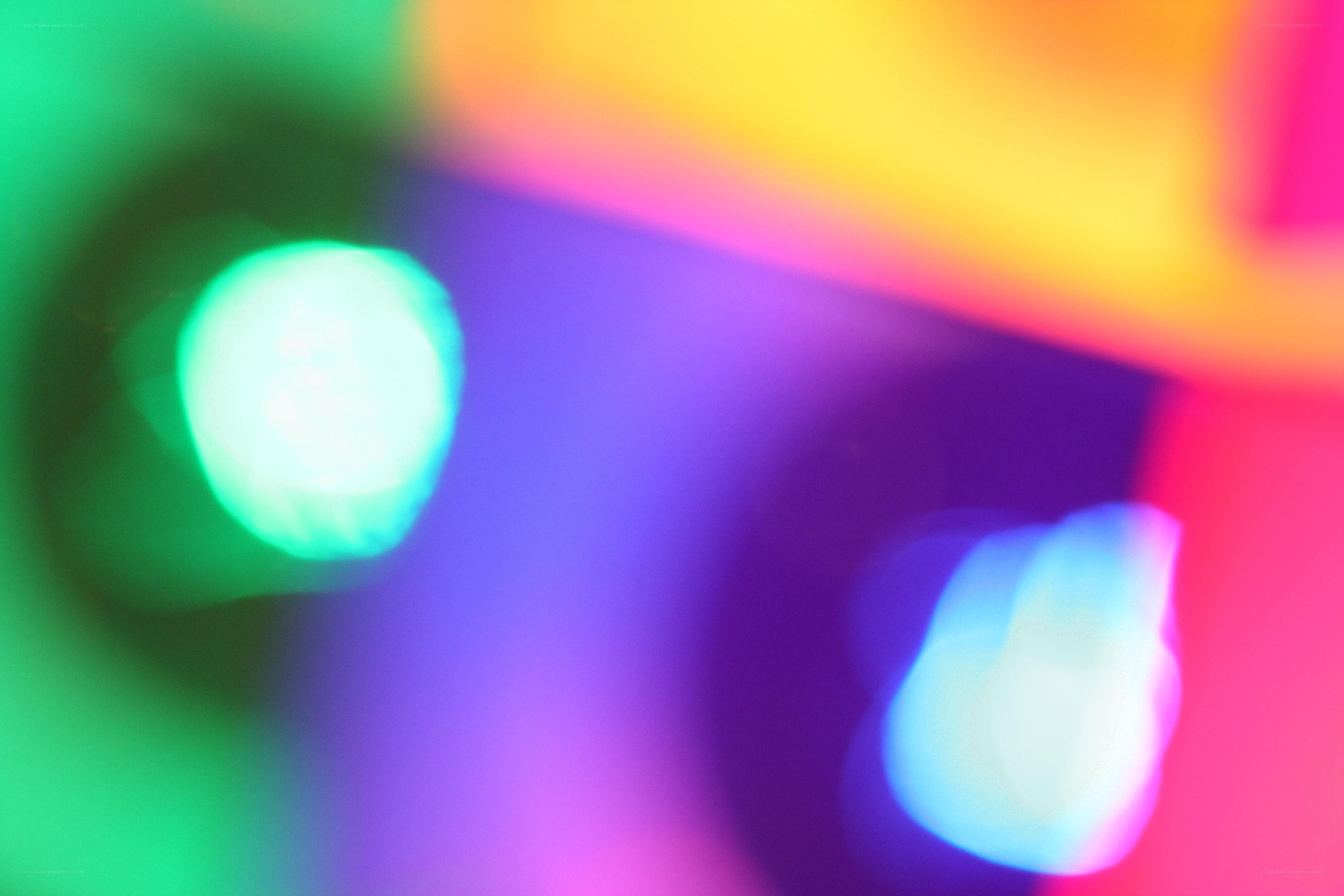 colorful light bokeh abstract