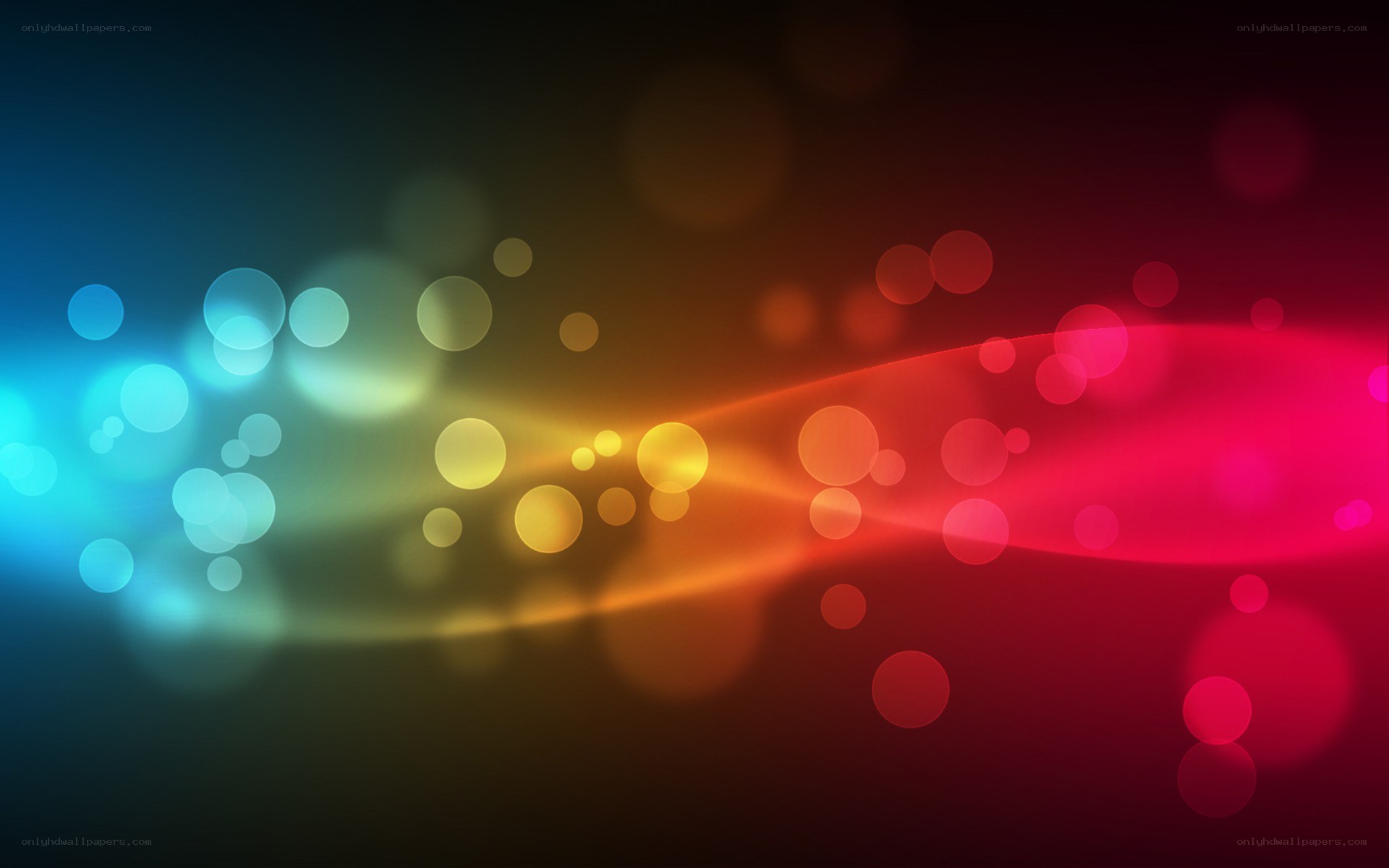 colorful light bokeh background