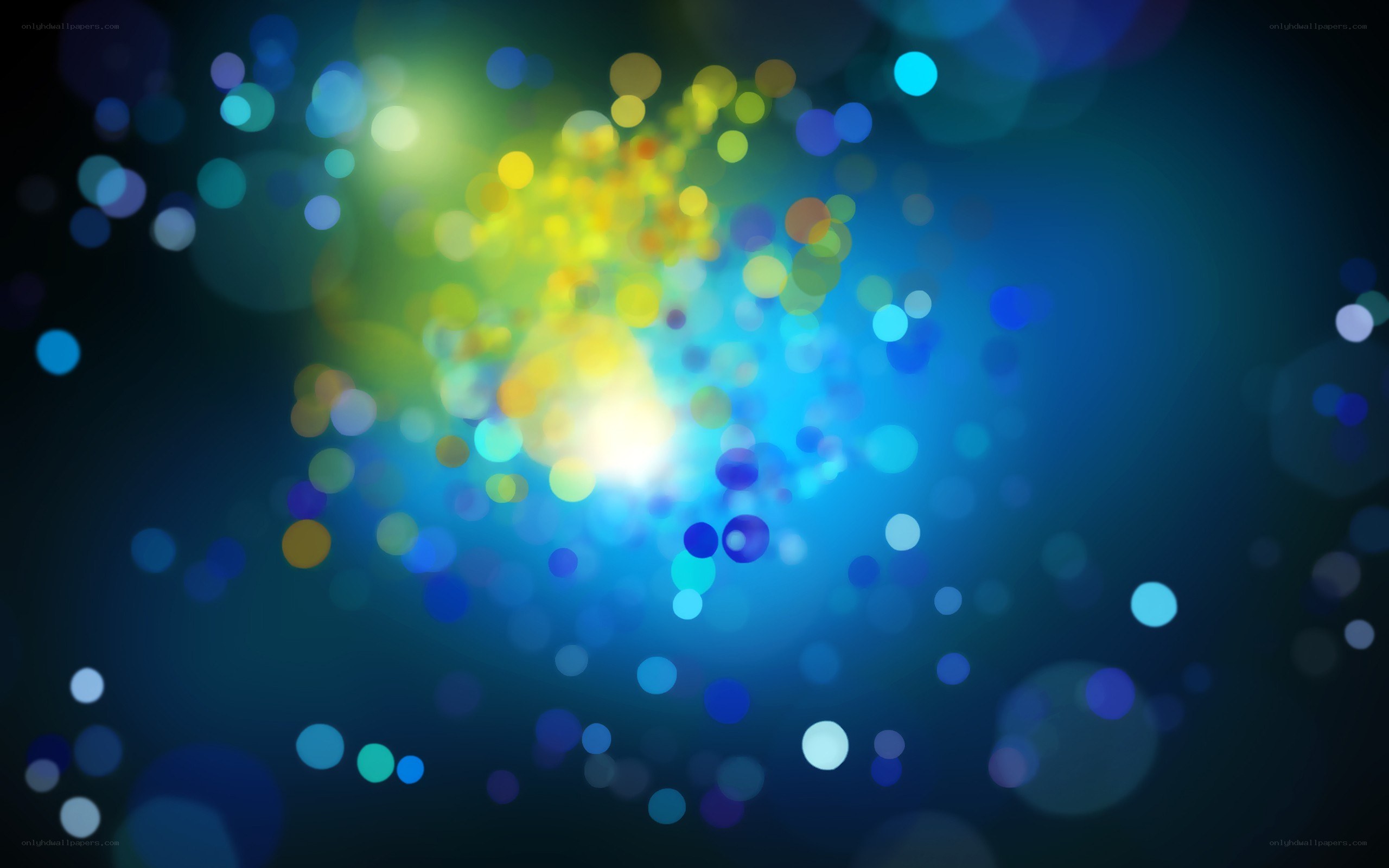 colorful light bokeh background