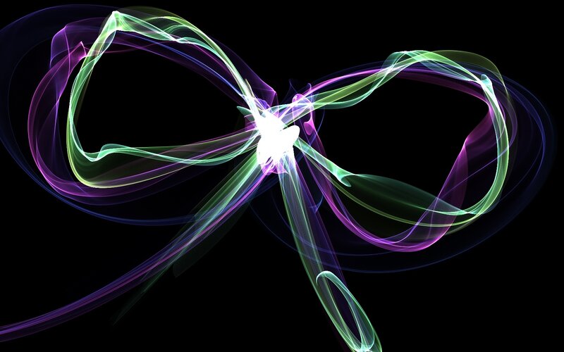 Colorful light bow design
