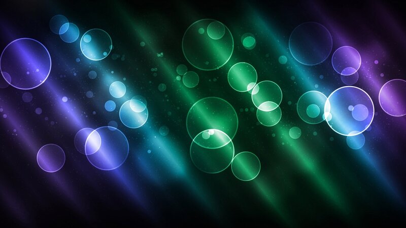 colorful light bubbles background